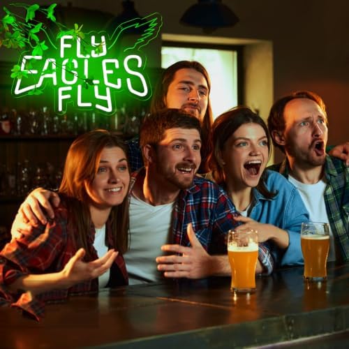 Eagles Team Chant Neon Signs for Wall Decor Team Chant Neon Lights for Bedroom - Image 5