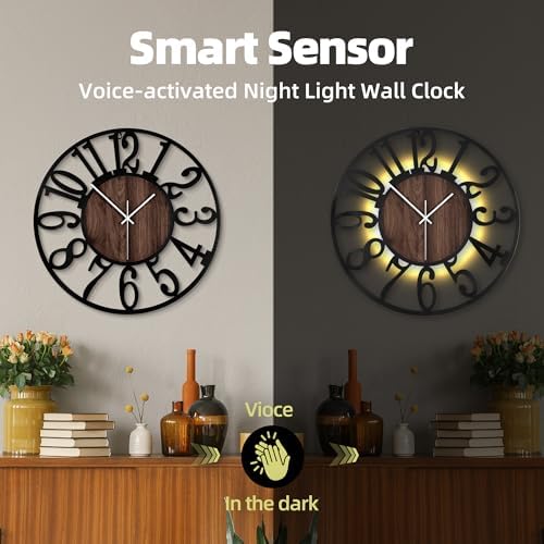 30 Inch Large Metal Wall Clock - Image 3