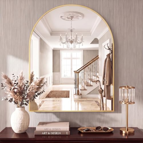 Sweetcrispy 30"x40" Arched Bathroom Mirror, Bathroom Mirrors by Sweetcrispy