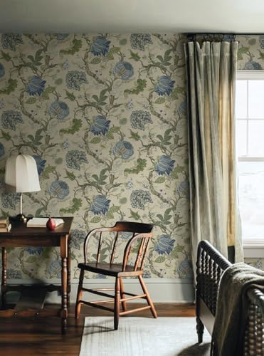 NextWall Harry & Grace Jacobean Trail Premium Matte Non-Woven Peel and Stick - Image 3