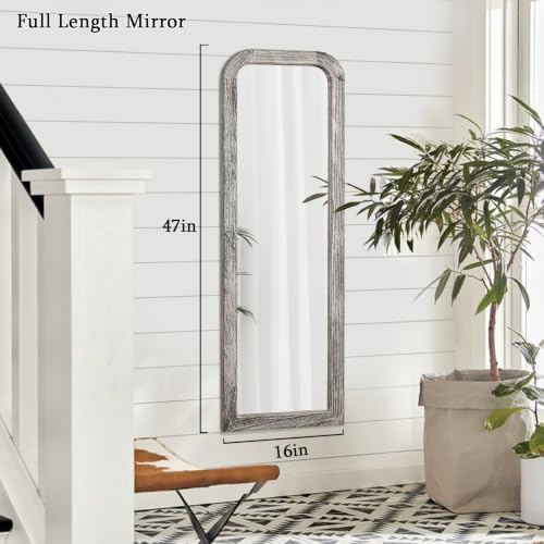 AAZZKANG Rectangle Mirror Full Length Large Wall Hanging Mirrors 47"x16" - Image 2