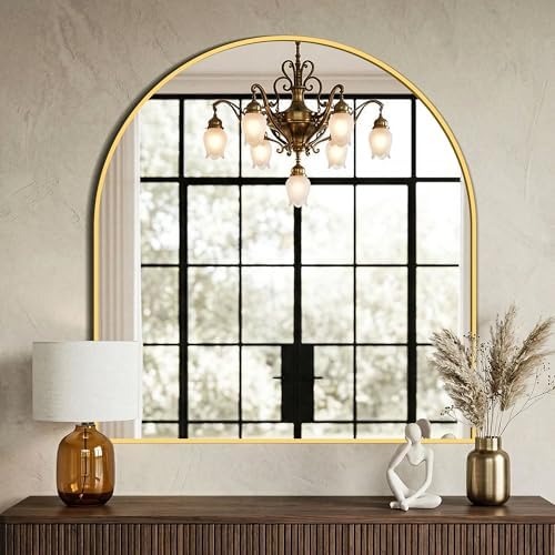 AMOISE Arched Bathroom Mirror for wall - Image 7