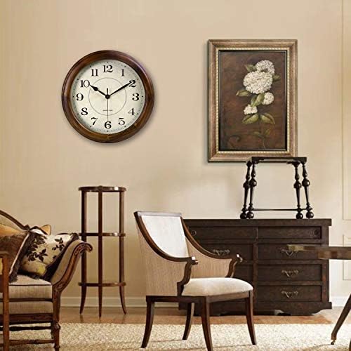 Kesin Wall Clock Wood 14 Inch Silent Wall Clocks Large Decorative - Image 4