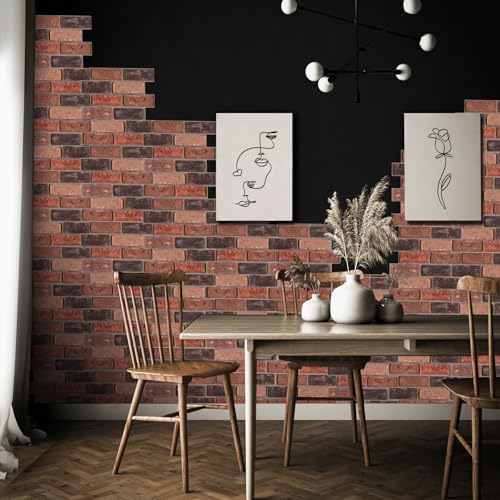 3D Faux Brick Wall Panels, Self-Adhesive Waterproof - Image 4