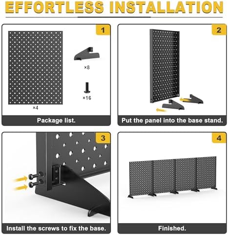 Ultrawall Pegboard Display Stand, Metal Tabletop Pegboard Display - Image 5