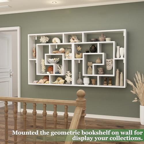 Geometric Wall Mounted Shelf, Freestanding Display Shelves - Image 5