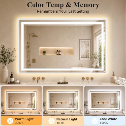 30"x48" LED Bathroom Mirror - Image 6