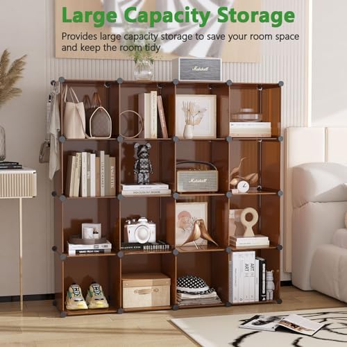 C&AHOME 16 Cube Storage Organizer Cube Shelves Units Storage Cubes - Image 2