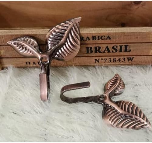 Decorative Wall Hooks 4 Pack, Metal Curtain Holdbacks - Image 6