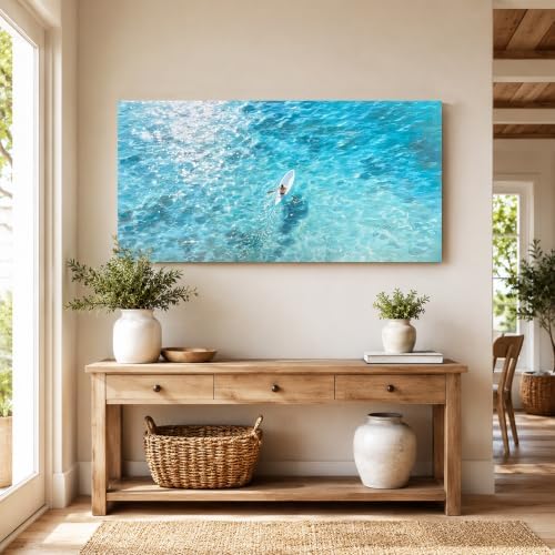 Anolyfi Coastal Ocean Canvas Wall Art by Anolyfi