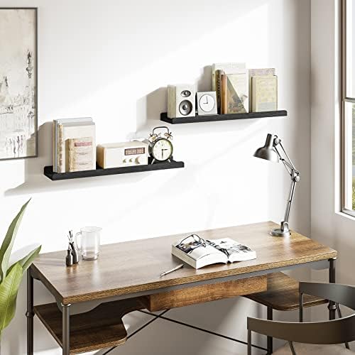 Love-KANKEI 24" Long Black Floating Shelves - Image 4