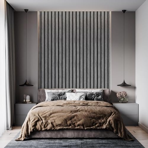 Yun-aeon Natural Wood Peel and Stick Wallpaper Grey Wood Slats - Image 2