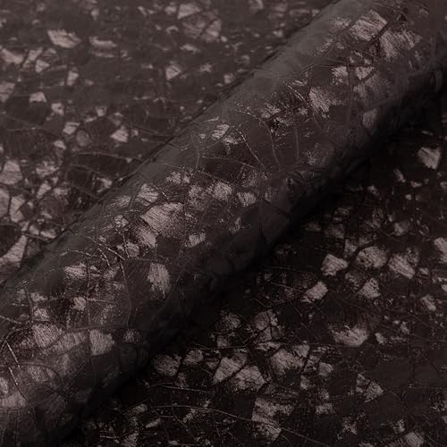 Abyssaly Brown Peel and Stick Wallpaper Modern Textured Embossed Wall Paper by Abyssaly