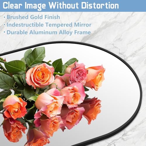 MirrMuse 76"x34" Large Arched Floor Mirror Full Length - Image 5