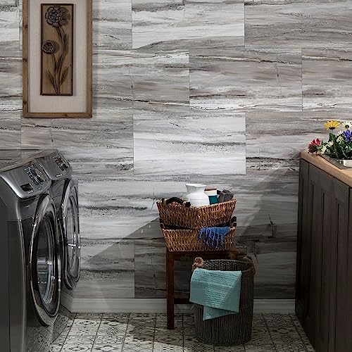 Palisade Interlocking Vinyl Waterproof Wall/Backsplash Tiles - Image 2