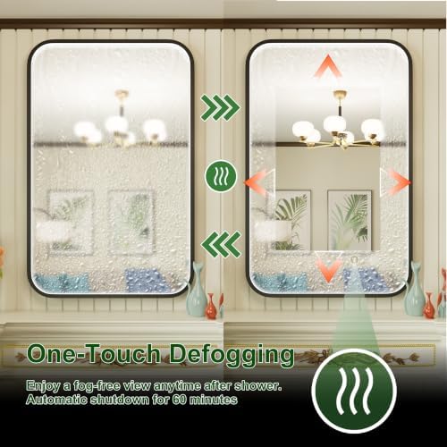 24x36 Inch LED Bathroom Mirror - Image 4