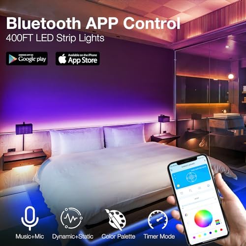 DAYBETTER LED Strip Lights 400 ft, Smart Light - Image 4