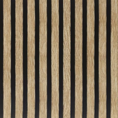 Arthome 17''x240'' Wood Slat Wallpaper, Peel and Stick Self Adhesive Wood by ArthomeWALLDECOR