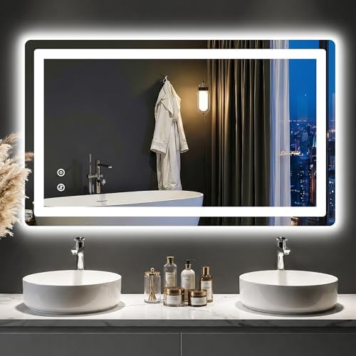LED Bathroom Mirror with Lights by FICTOR