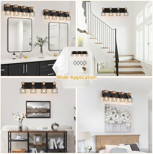 FadimiKoo 4-Light Bathroom Vanity Light Fixtures - Image 7