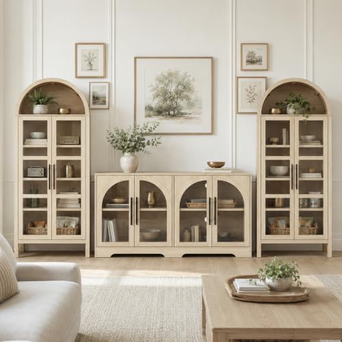 55" Sideboard Buffet Cabinet - Image 7