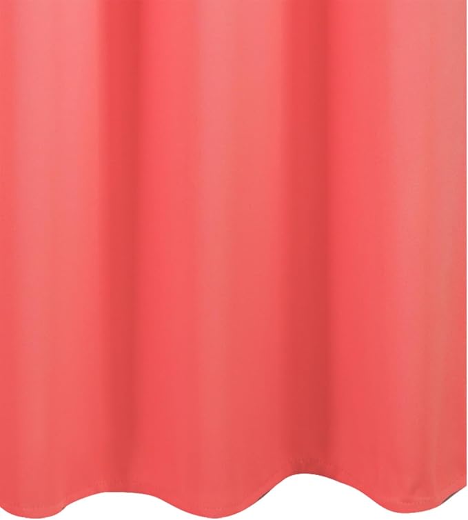 LEMOMO Blackout Curtains 52 x 90 Inch Long Coral Curtains Set of 2 Panels Room - Image 8