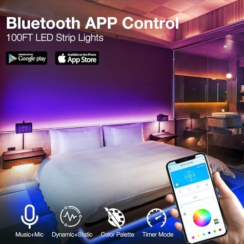 DAYBETTER LED Strip Lights 100ft, Smart Lighting - Image 3