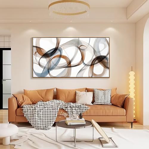 Large Wall Art - Framed Canvas Wall Art Abstract Wall Decor - Image 2