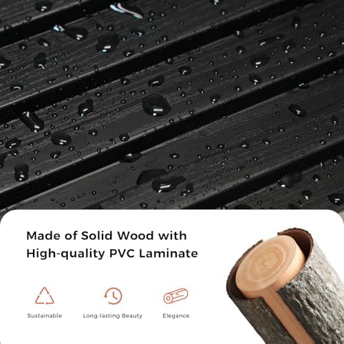 Slat Wall Panel 4-Pack, 118’’x5.7’’ - Image 2