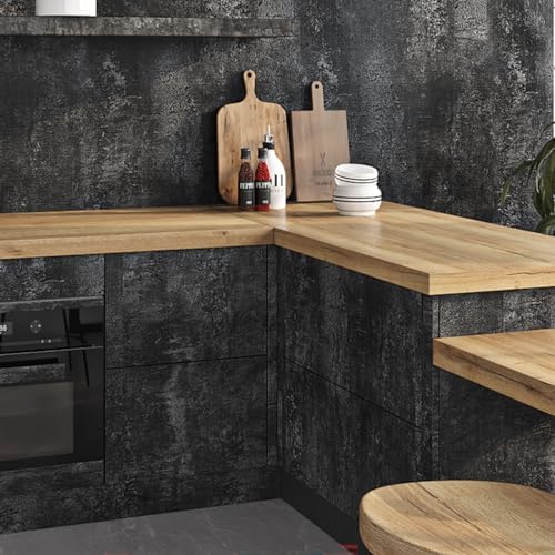 Livelynine Removable Concrete Peel and Stick Wallpaper - Image 6