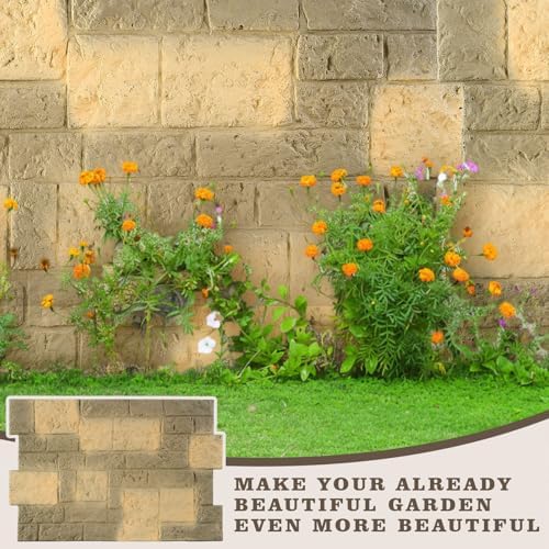 2 Pack PU Stone Faux Wall Panels Outdoor, 44.5"w×30.7"h Rock Exterior Faux Wall - Image 4