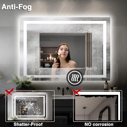EchosLife 44"x32" Bathroom Mirror - Image 6