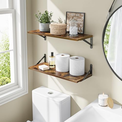 Fixwal 2pcs 10 in Deep Floating Shelves - Image 2