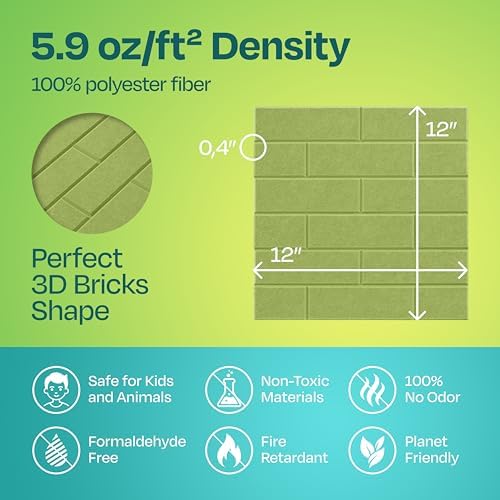 Acoustic Wall Panels 18-Pack, Office & Studio - Image 6