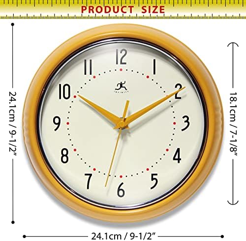 Infinity Instruments Retro Wall Clock - Image 4