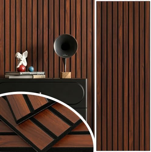 Safiyya 3-Piece 3D Thick Wood Slat Wall Panels by SAFIYYA