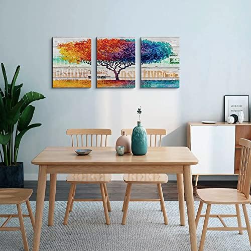 Boho Abstract Color Tree Wall Paintings - Image 4