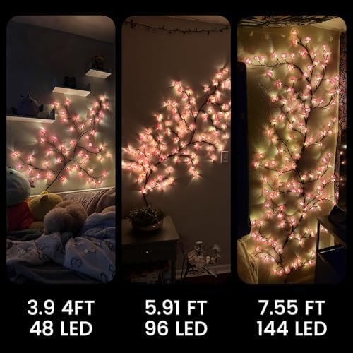 Cherry Blossom Lights with Bendable Tree Branches - Image 5