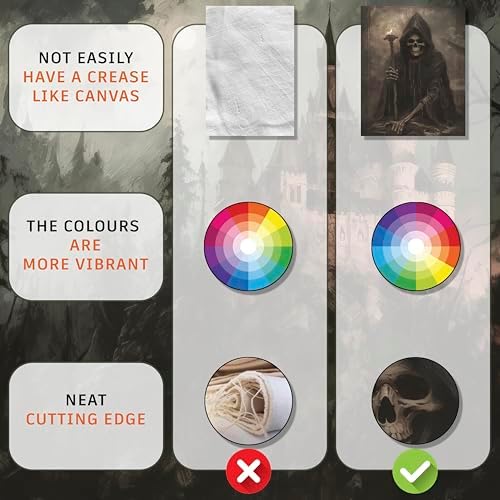 12 Pcs Gothic Halloween Wall Art - Image 6