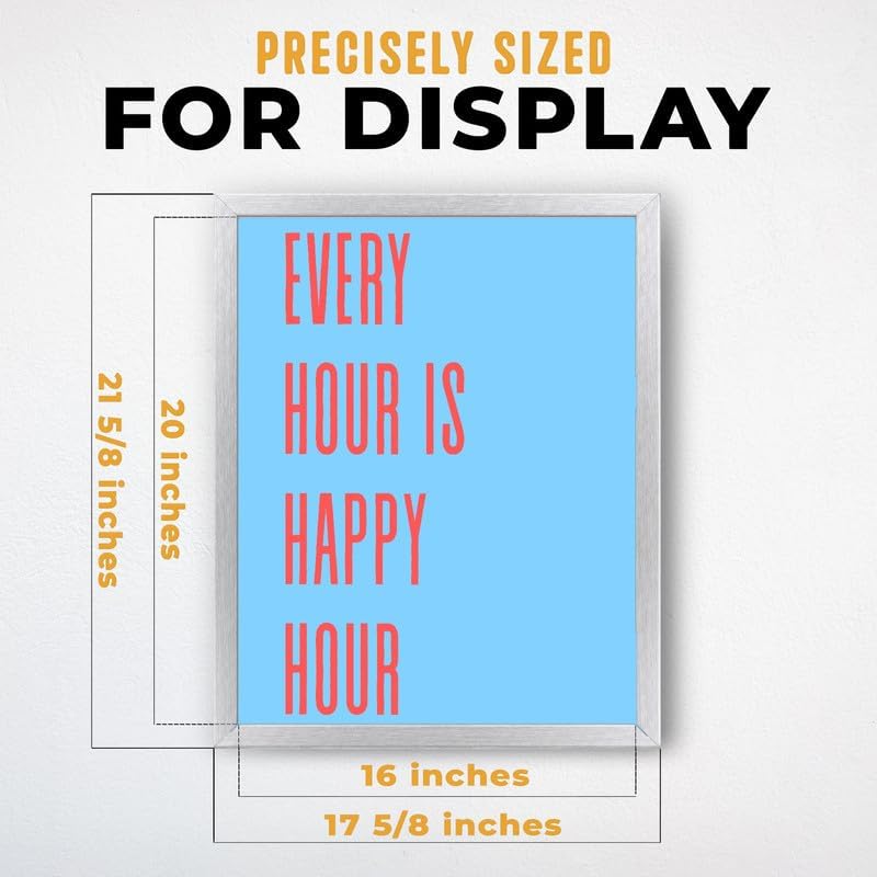 InkFlow Posters Every Hour Happy Hour Canvas Poster - Image 3