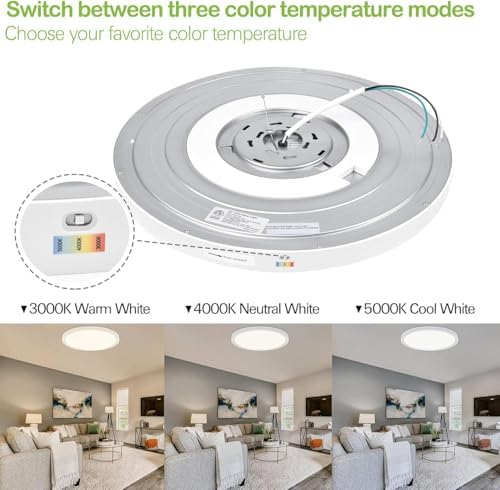 hykolity 18 Inch LED Round Flat Panel Light - Image 7