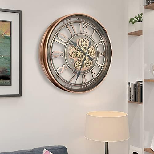 Real Moving Gears Wall Clock Large Modern Metal Clocks - Image 6