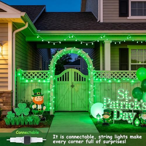 JMEXSUSS Connectable 100 LED Globe String Lights Indoor, 33ft 8 Modes Christmas - Image 7