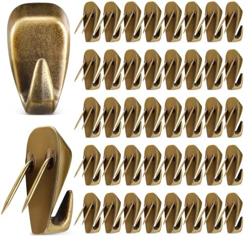 LEIFIDE 40 Pieces Cubicle Hooks Clips, 40 Lbs Picture Hangers by LEIFIDE