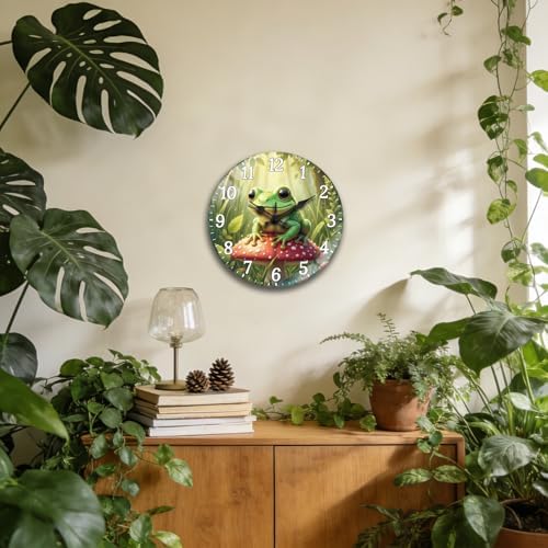 peacoblue Tree Frogs Wall Clocks Battery Operated - Image 3