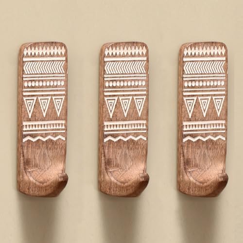 Indian Shelf 300 Pieces Bulk Wood Adhesive Wall Hooks – Wholesale Boho Peel and by IndianShelf
