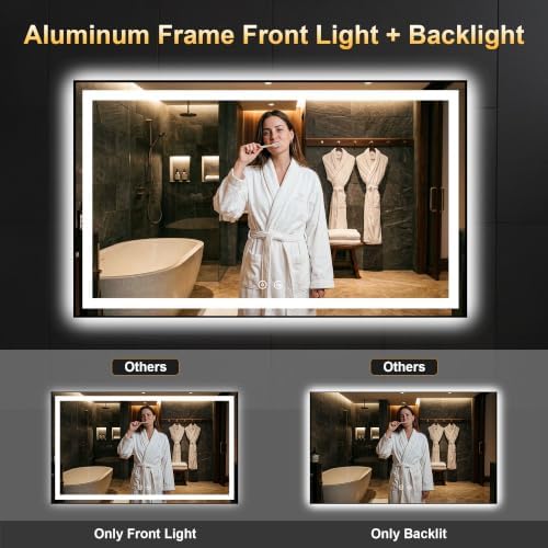 LED Bathroom Mirror with Light, 30x50 Vanity Mirror - Image 5