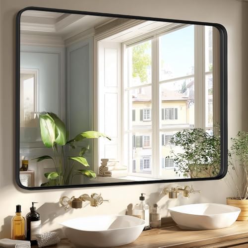 Sweetcrispy Bathroom Mirror 40x30 Inch, Vanity Mirror by Sweetcrispy