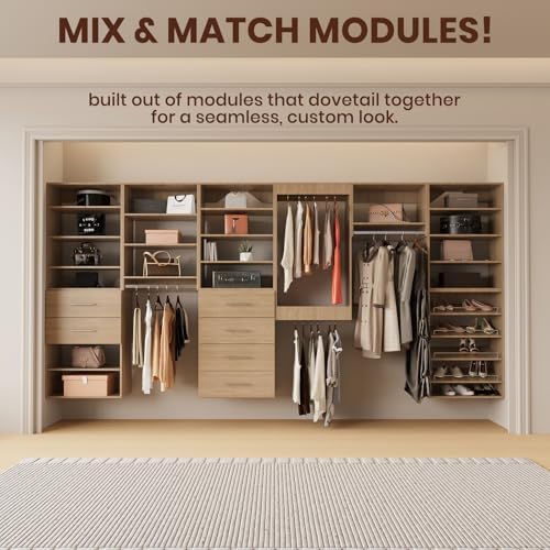 ROOMTEC 19.5" Medium Hanging Closet Unit, Modular Closet System - Image 5