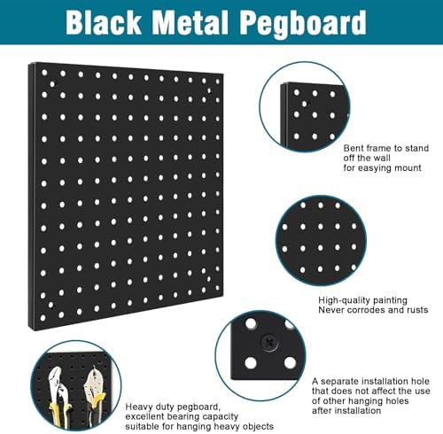 Peg Board, Steel Organization Panels, Office Organization, Craft Room - Image 4